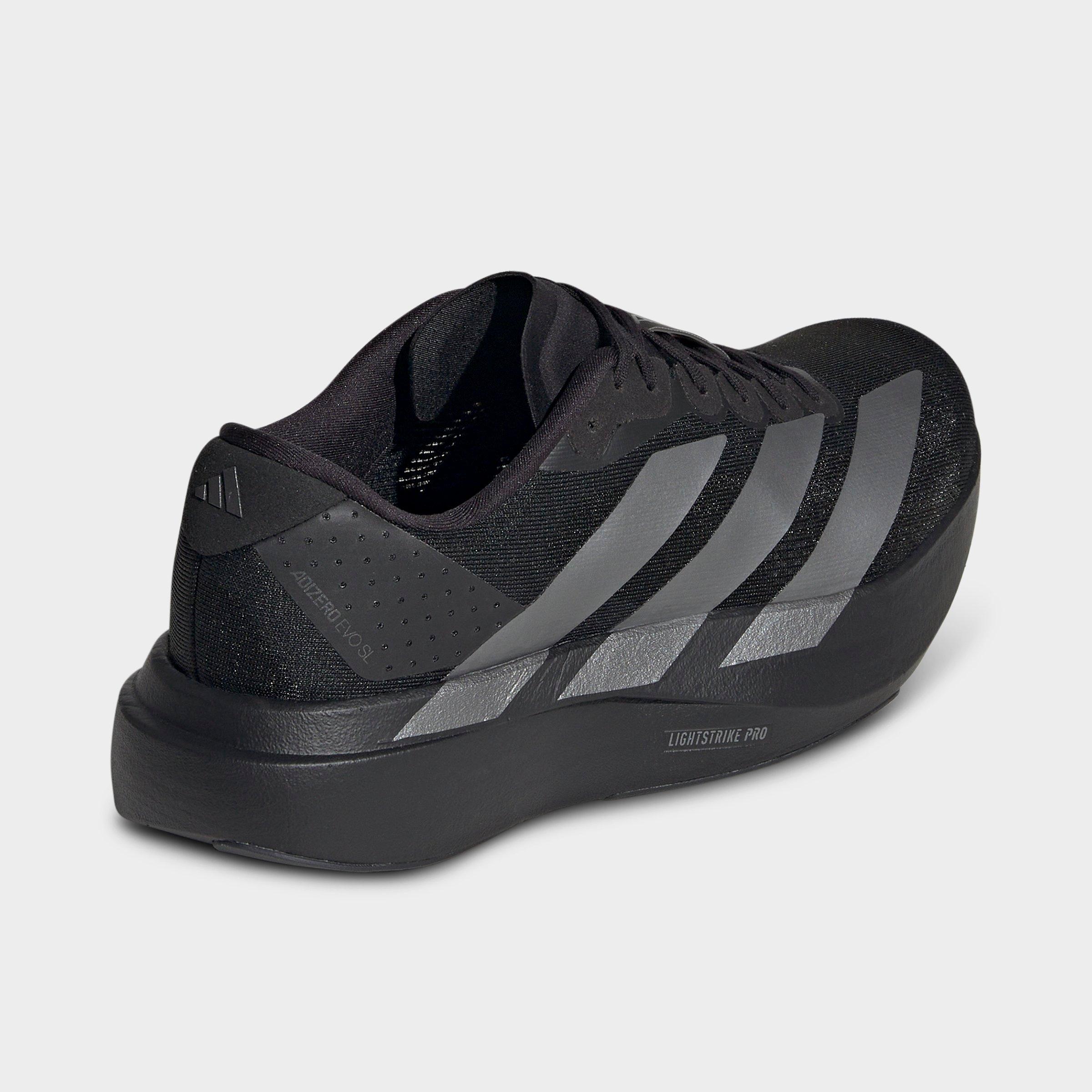 Women's adidas Adizero EVO SL Running Shoes - Part 1 - Core Black/Iron Metallic/Core Black - Back view