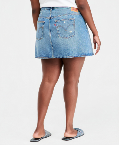 Levi's Premium Women's Icon Cotton Denim Skirt - Bee In The Bonnet Skirt