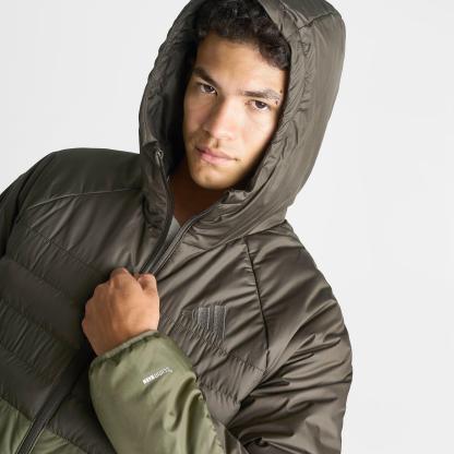 Men's adidas TERREX Multi CLIMAWARM Insulated Hooded Jacket - Shadow Olive/Olive Strata
