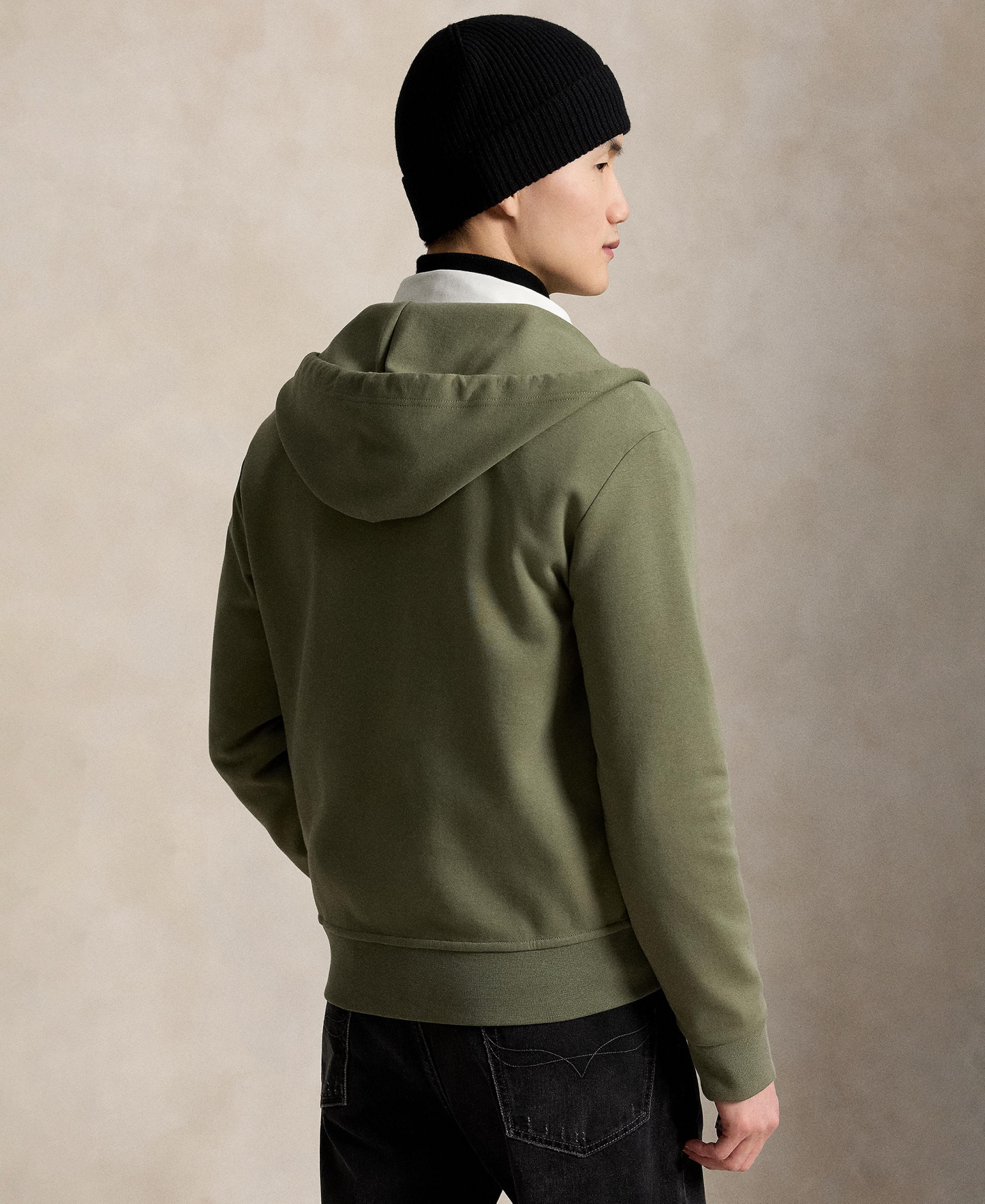 Polo Ralph Lauren Men's Double-Knit Full-Zip Hoodie - Cruise Olive/C1730
