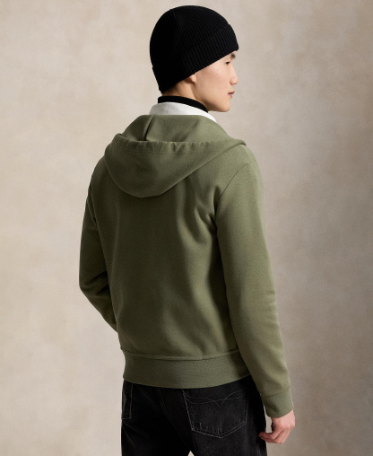 Polo Ralph Lauren Men's Double-Knit Full-Zip Hoodie - Cruise Olive/C1730