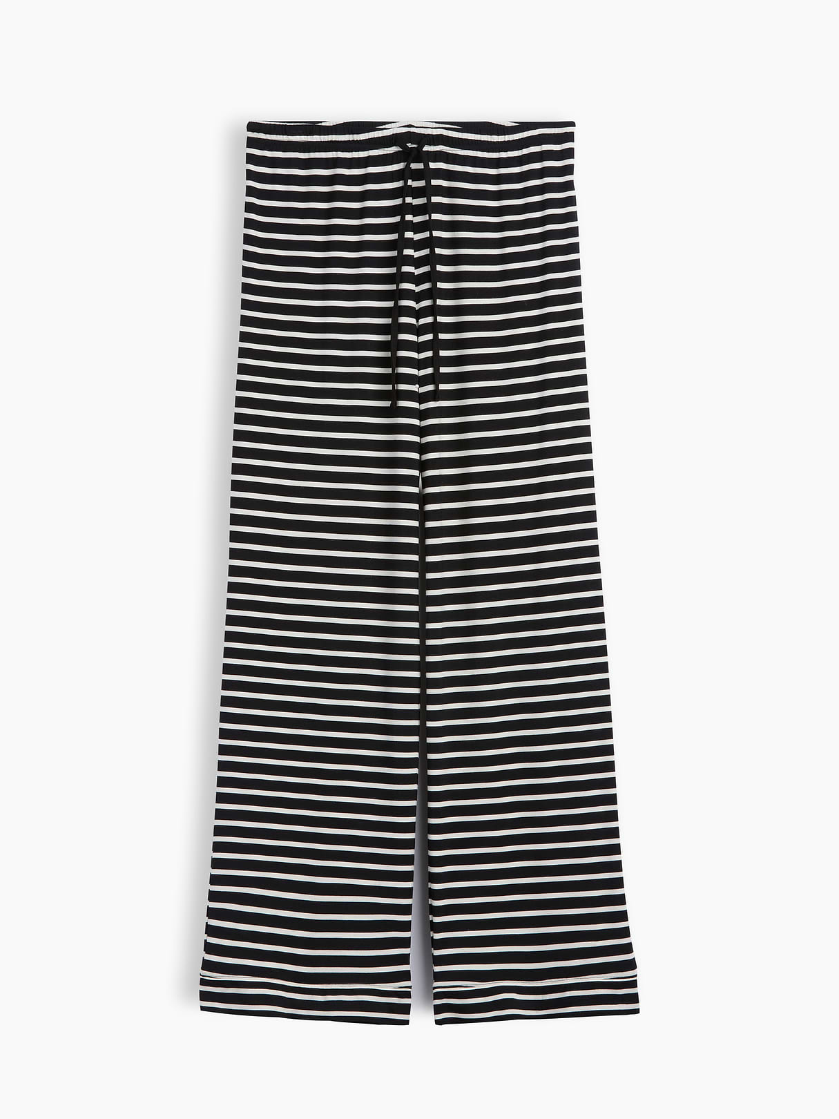 SoftMade Modal PJ Pants - Black & white stripe