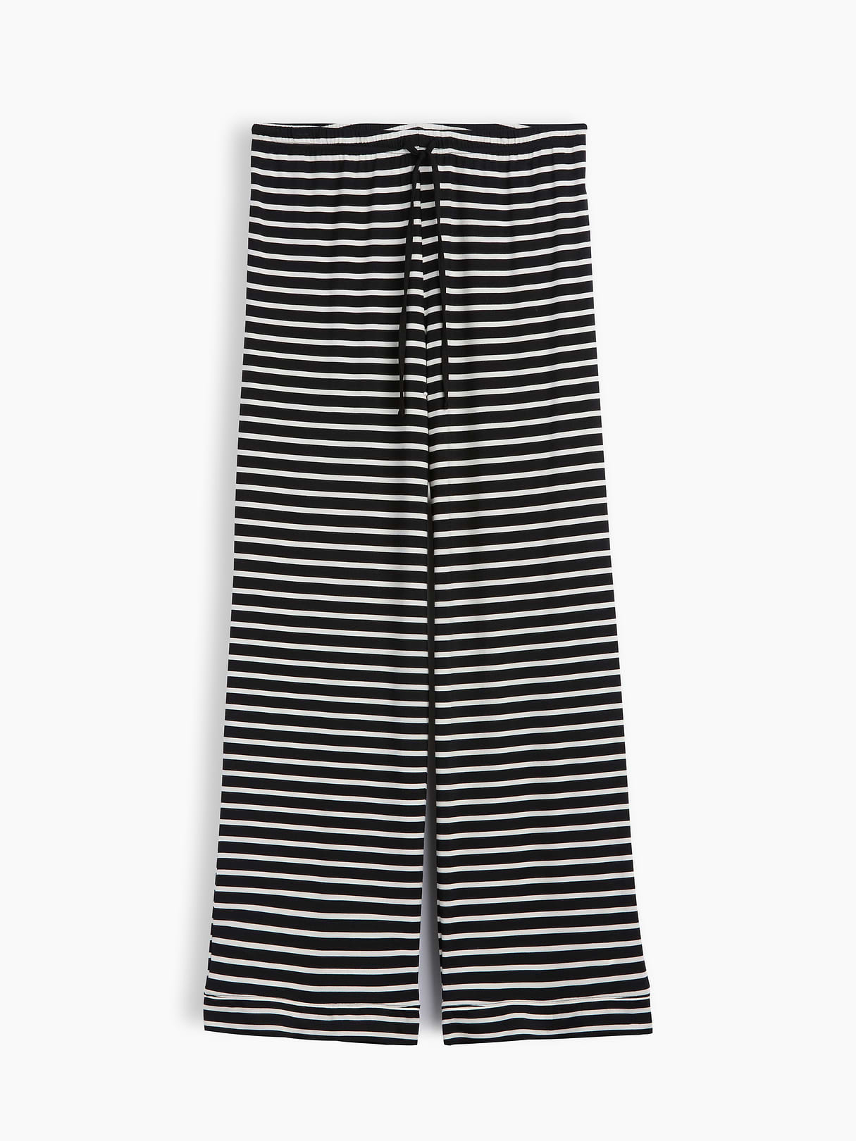 SoftMade Modal PJ Pants - Black & white stripe