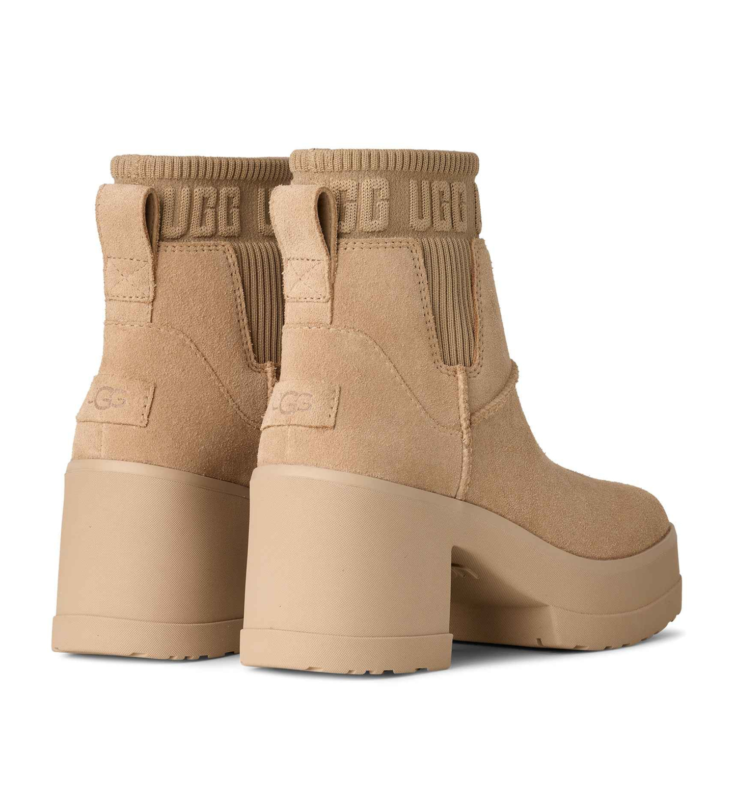 UGG® Women's Moxy Block Heel Chelsea Booties - Sand