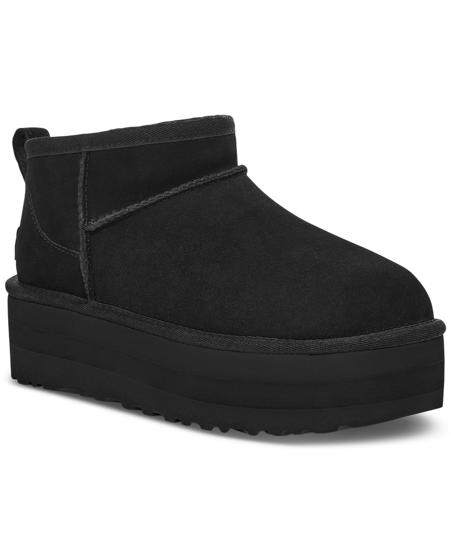UGG® Women's Classic Ultra Mini Platform Booties - Black