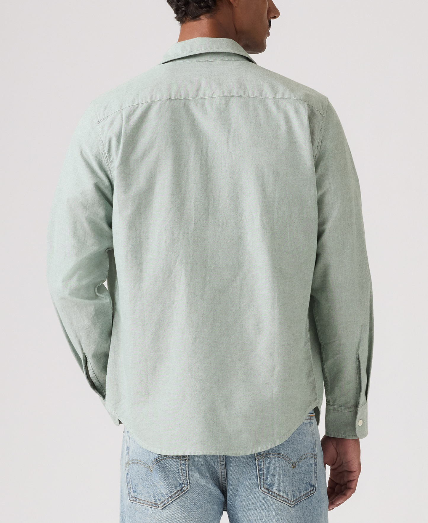 Levi's Men's Classic Pocket Regular-Fit Long-Sleeve Shirt - Dusty Mint