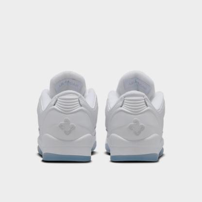 Big Kids' Jordan Sixty Plus Low Casual Shoes - White/Black/Pure Platinum - Left shoe facing left. Outside of the shoe. - view 4