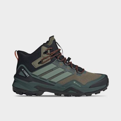 Men's adidas Terrex Skychaser Mid GORE-TEX Hiking Shoes - Olive Strata/Silver Green/Core Black - view 1