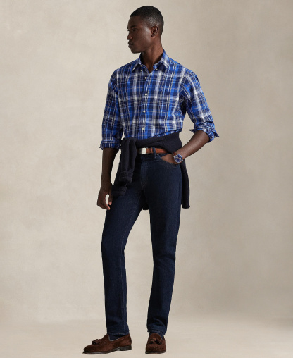Polo Ralph Lauren Men's Classic-Fit Plaid Performance Shirt - Blue Multi