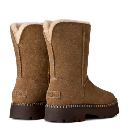 UGG® Women's Uptowner Round Toe Short Booties - Light Bronze