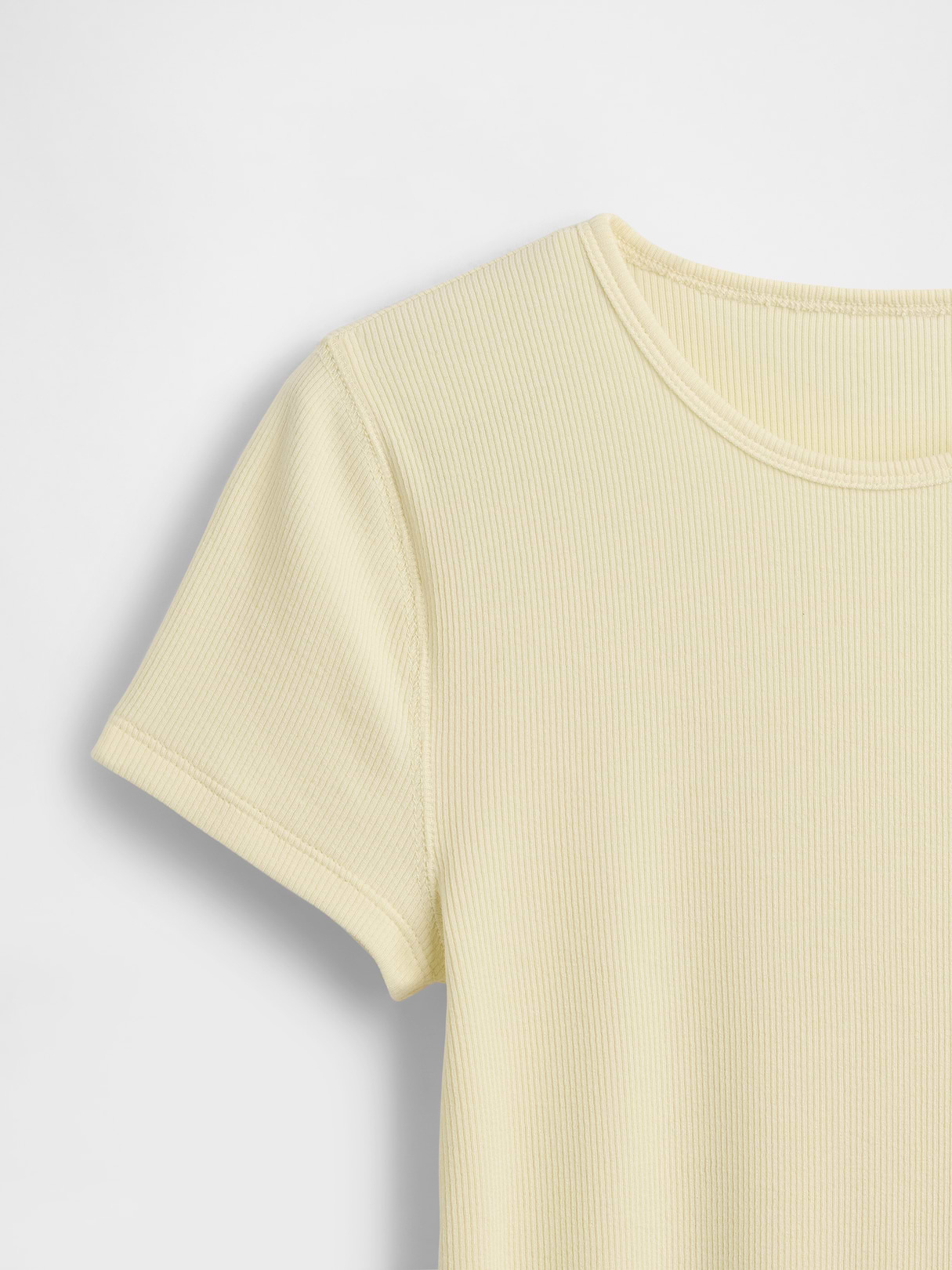 Modern Rib T-Shirt - Maize yellow