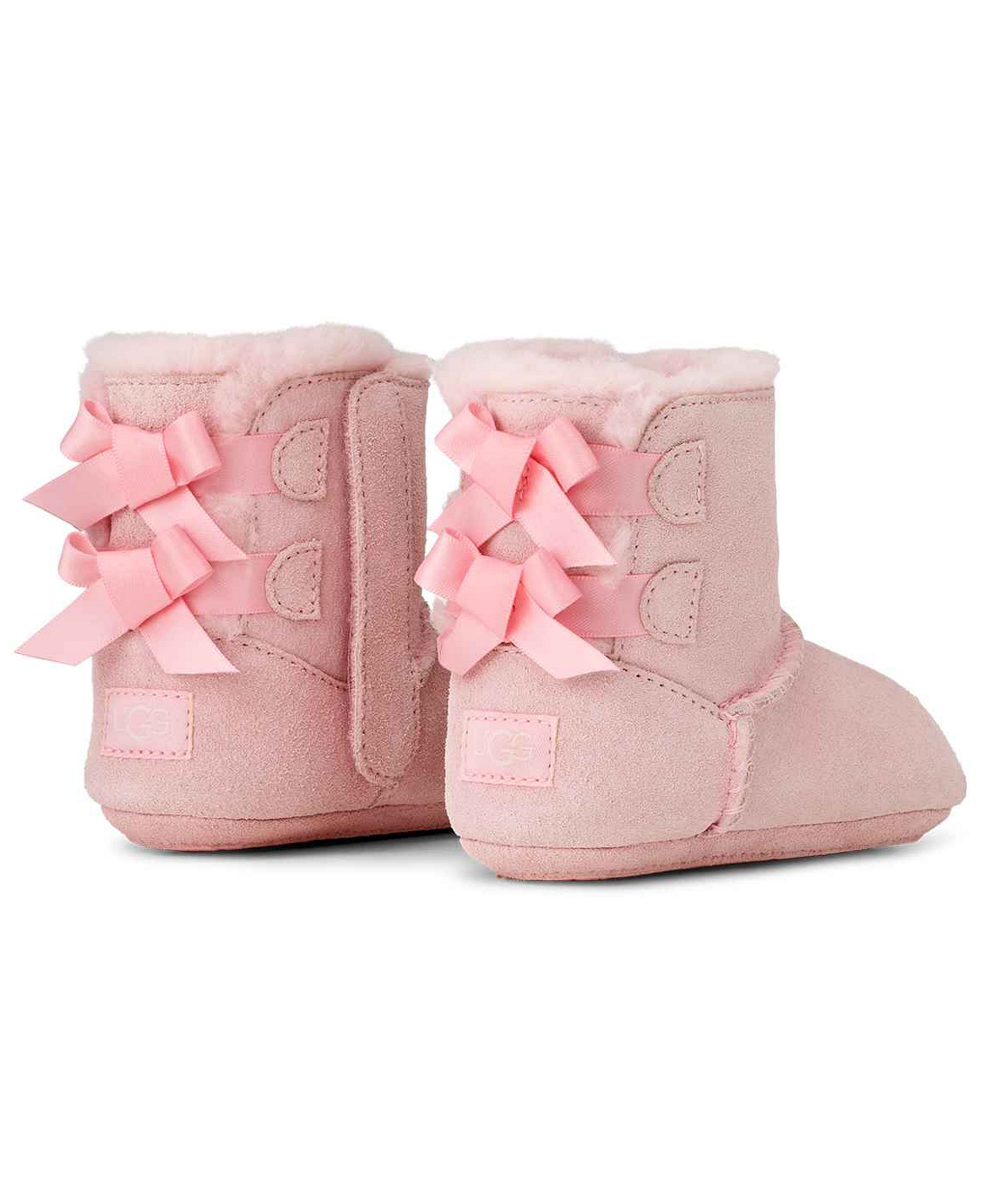 UGG® Baby Bailey Bow Booties - Ribbon Candy