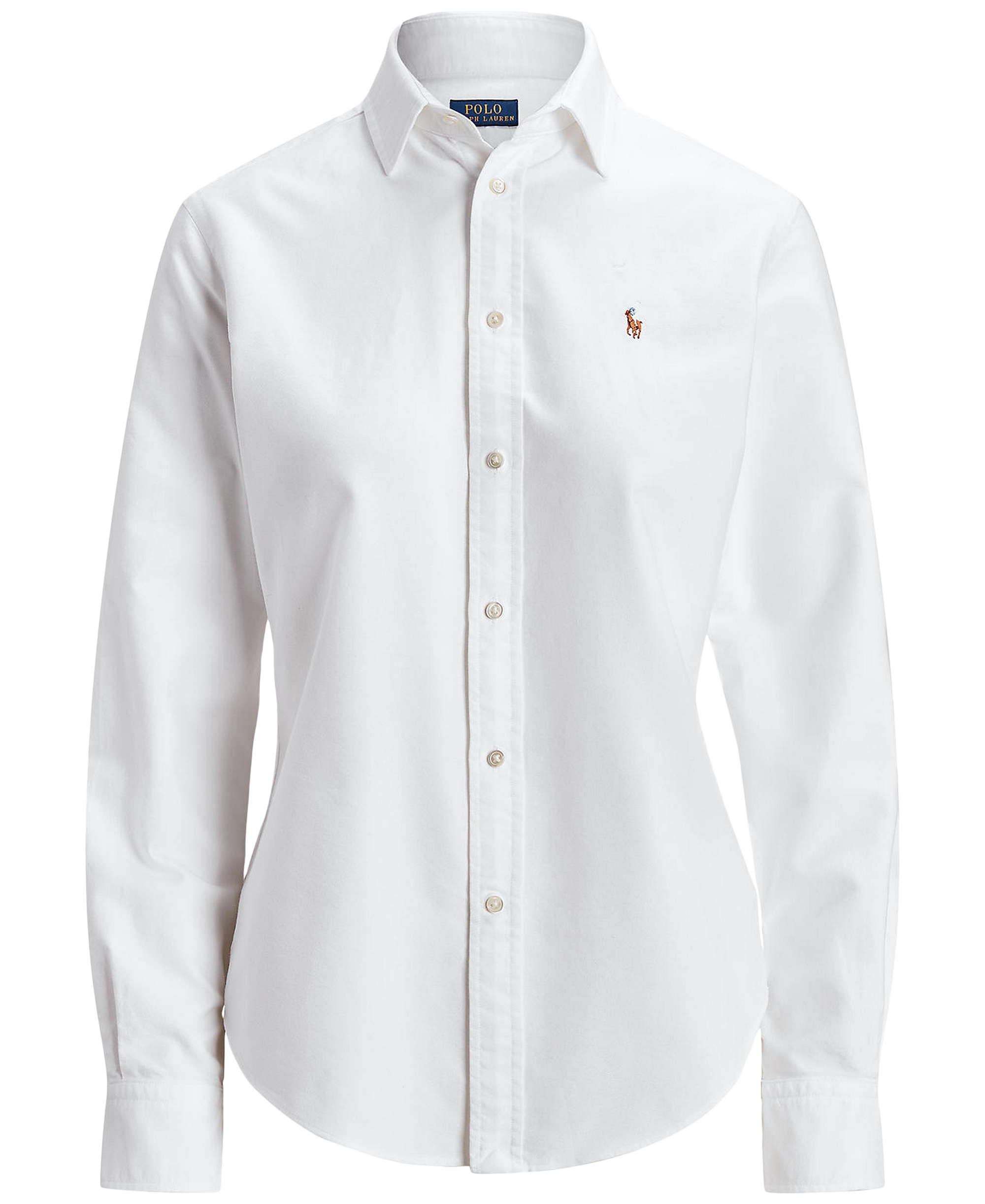 Polo Ralph Lauren Women's Slim-Fit Oxford Shirt - White