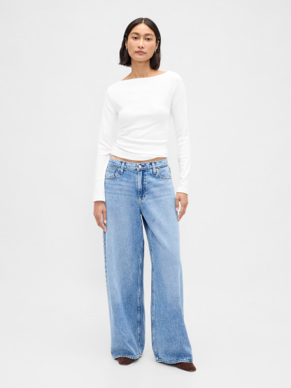Modern Boatneck T-Shirt - Fresh white