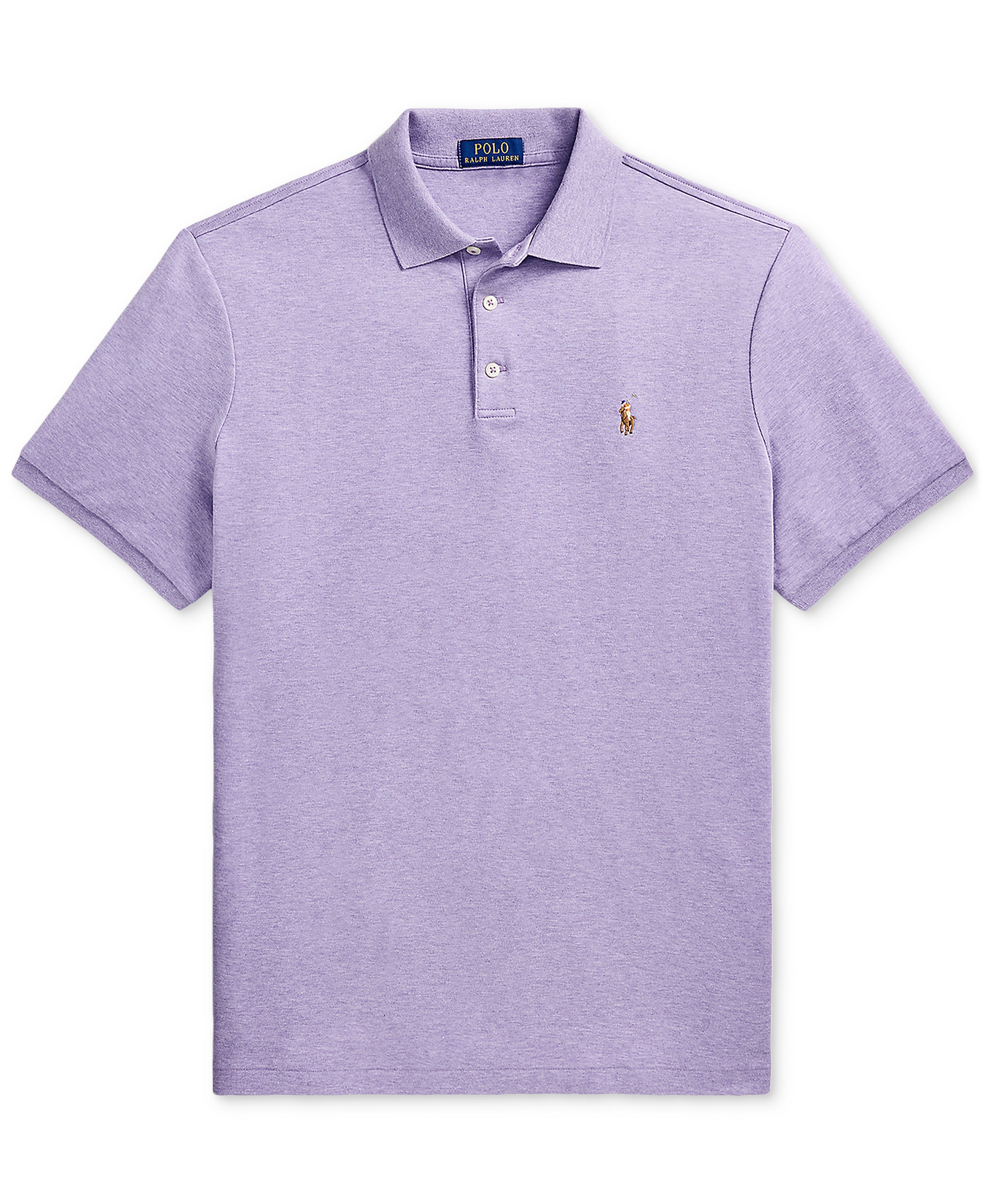 Polo Ralph Lauren Men's Custom Slim Fit Soft Cotton Polo Shirt - Amethyst Heather