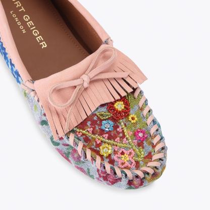 Kurt Geiger London Beaded Moccasin - Blue - view 5
