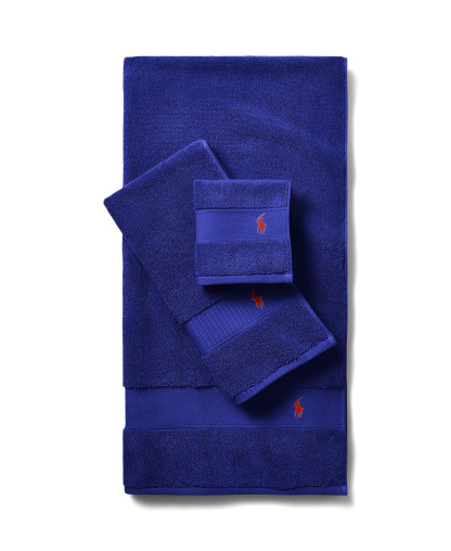 Polo Ralph Lauren Polo Player Cotton Bath Towel, 58" x 30" - Heritage Royal