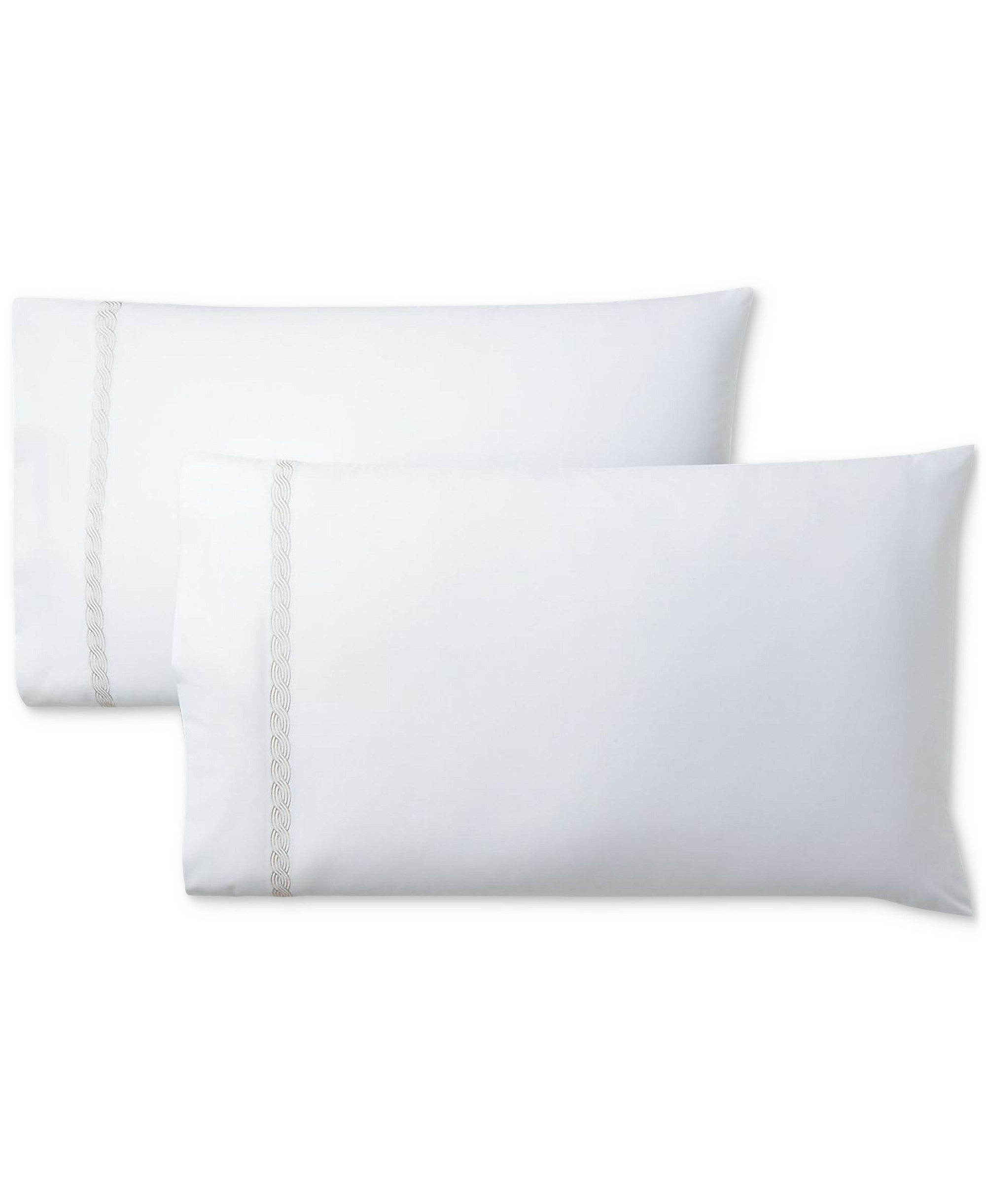 Lauren Ralph Lauren Spencer Cable Embroidery 4-Pc. Sheet Set, Queen - Flax