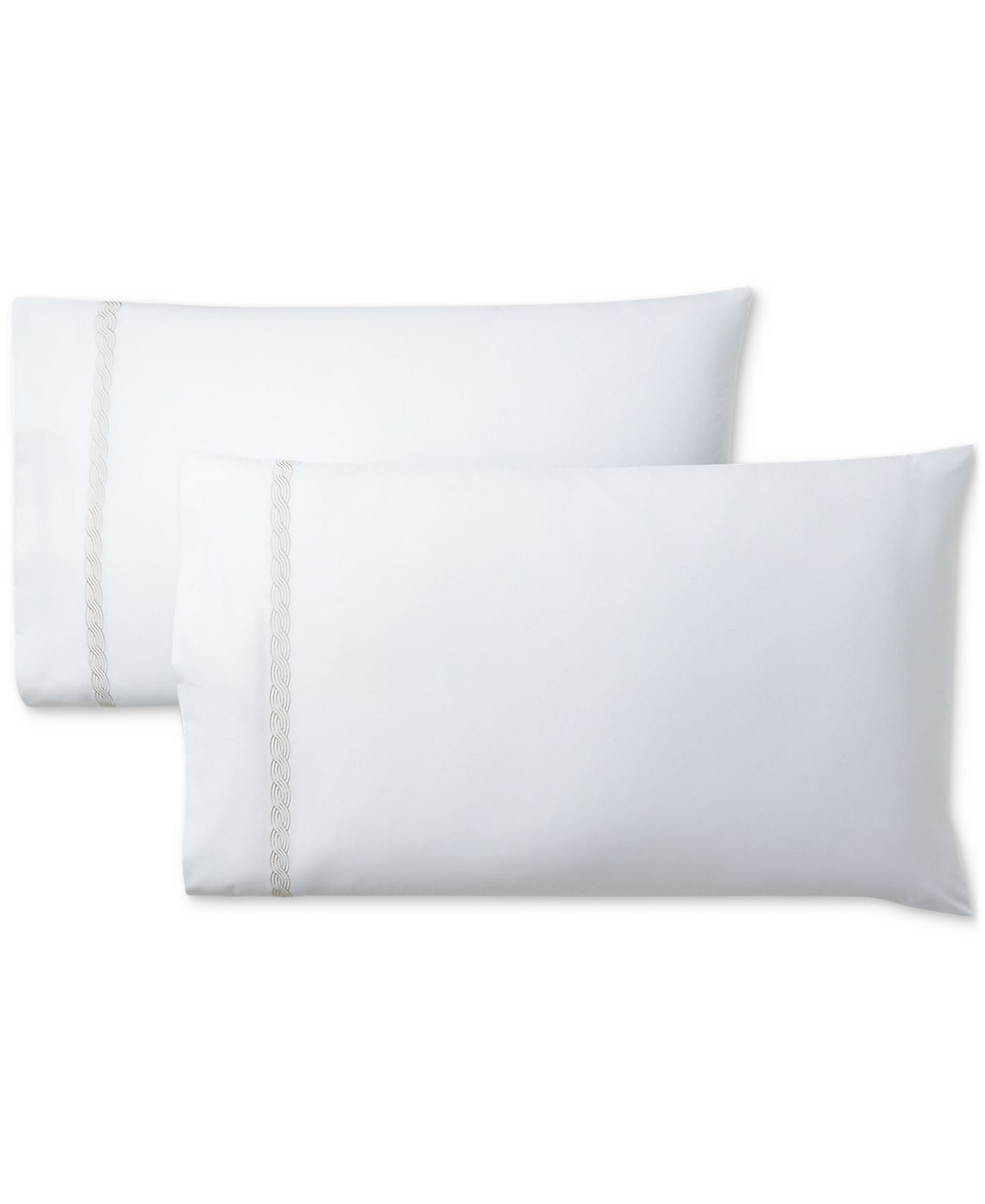 Lauren Ralph Lauren Spencer Cable Embroidery 4-Pc. Sheet Set, Queen - Flax