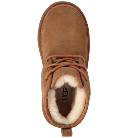 UGG® Kids Neumel II Lace-Up Booties - Chestnut