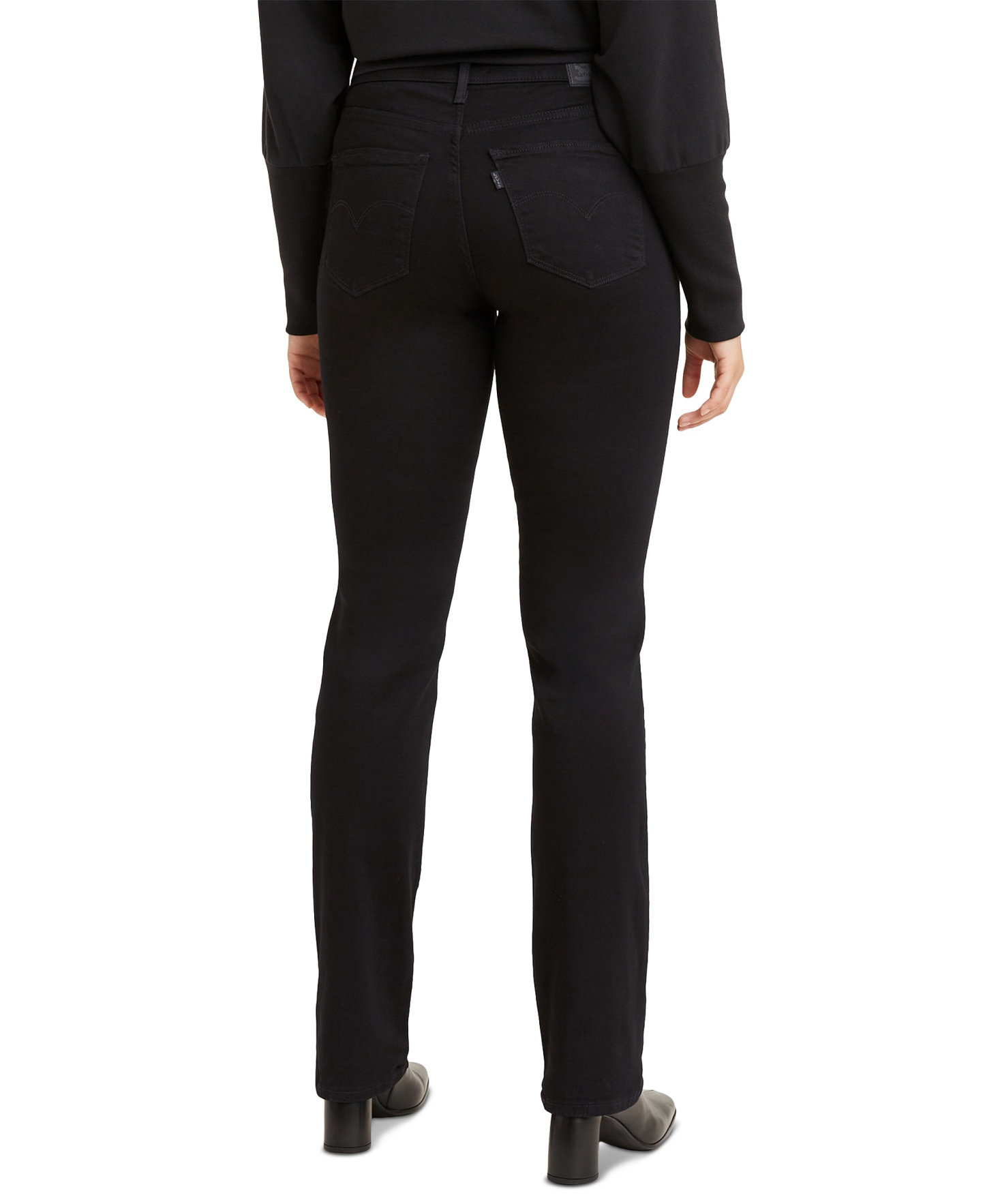 Levi's 314 Shaping Straight Leg Jeans 30" - Soft Black