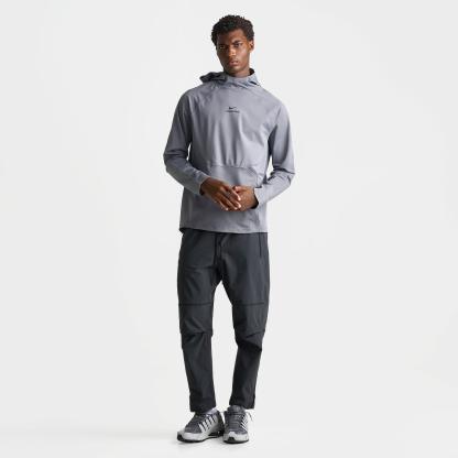 Men's Nithtke Pro Dri-FIT Mid-Layer Pullover Training Hoodie - Smoke Grey/Black