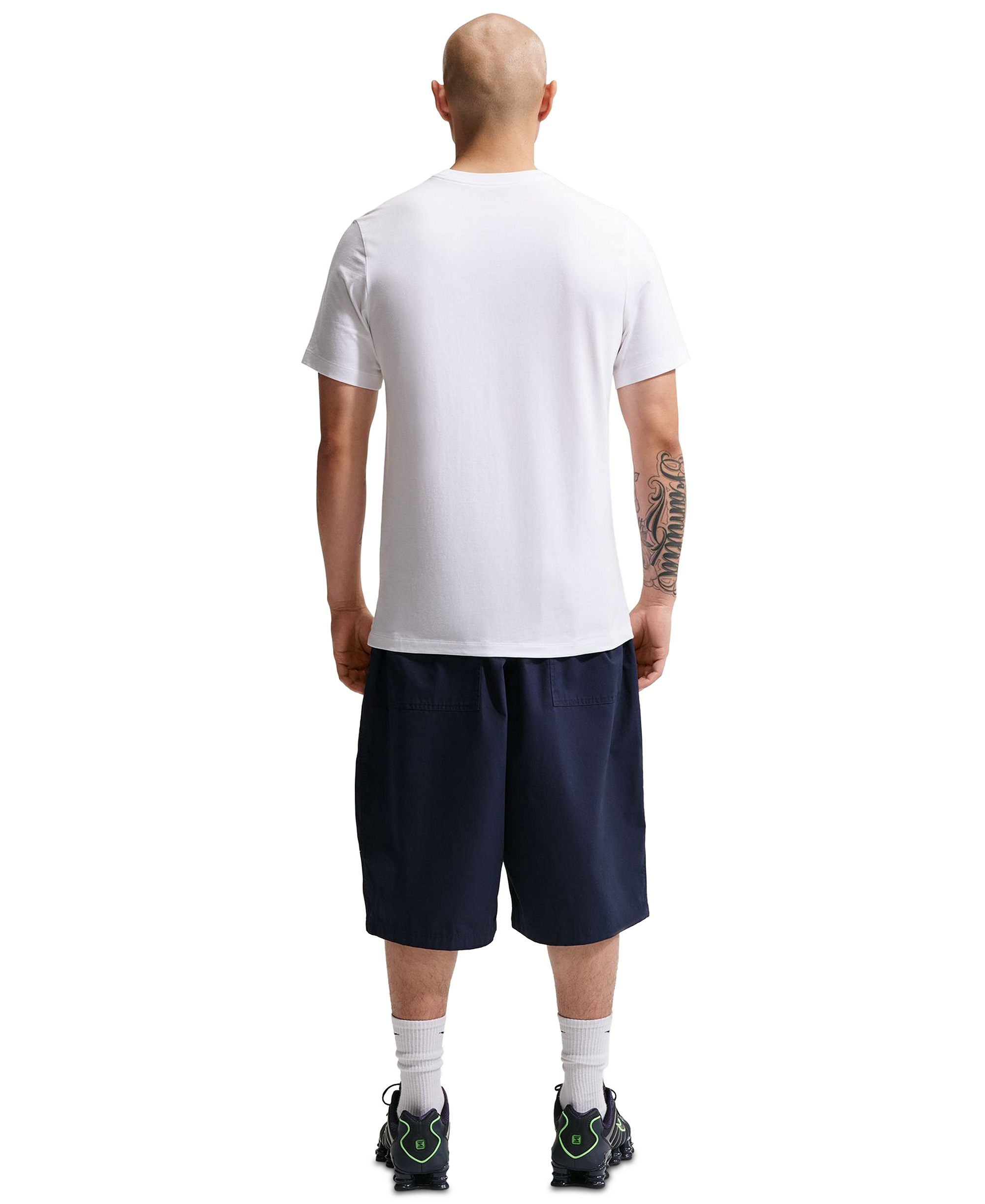 Nike Men's Swoosh Box Graphic T-Shirt - White