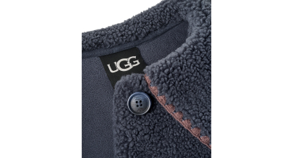 UGG Women's Nikia Relaxed-Fit Collared Neck Jacket - Eve Blue