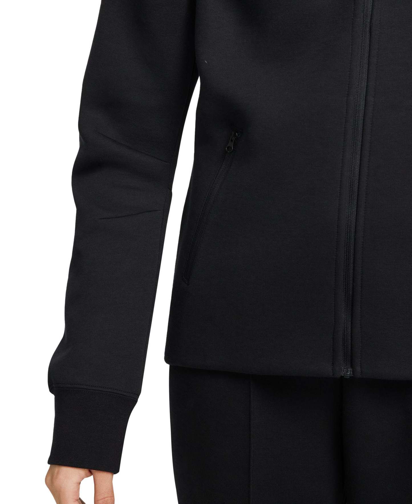Nike Women's Sportswear Tech Fleece Windrunner Full-Zip Hoodie - Black/Black