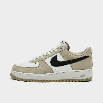 Men's Nike Air Force 1 '07 LV8 Casual Shoes - Summit White/Desert Khaki/Black