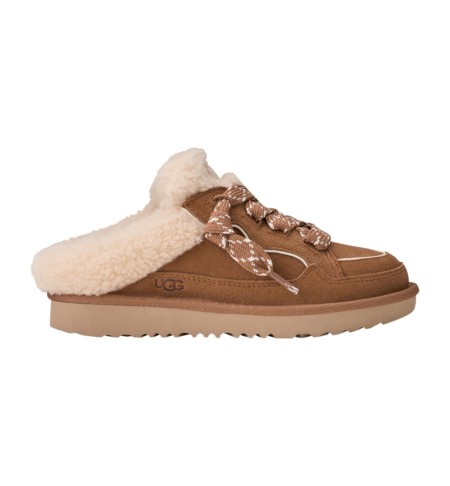 UGG® Kids Lowmel Slip-On Mule Sneakers - Chestnut