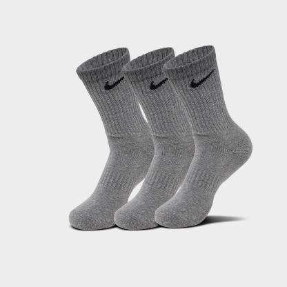 Nithtke Everyday Cushioned Training Crew Socks (3-Pack) - Grey (SX7664-064)