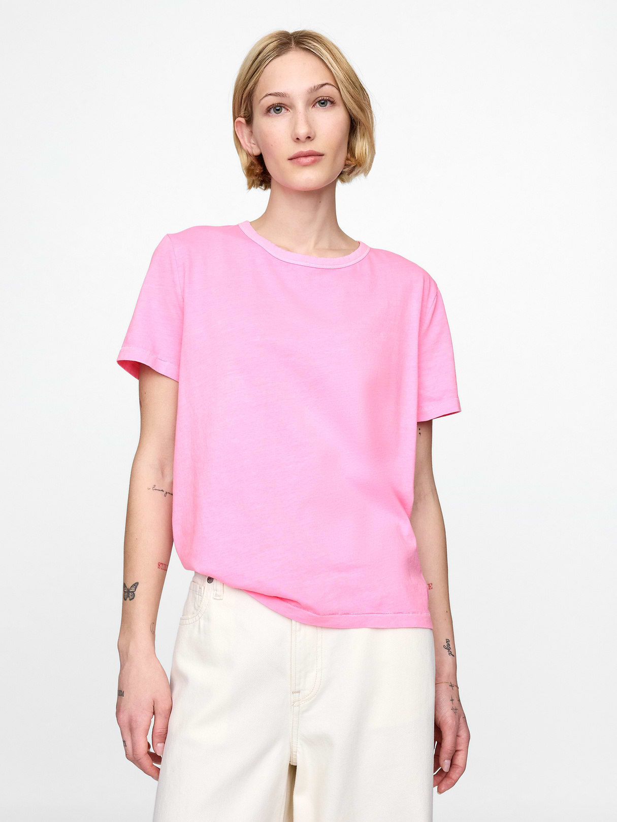 Organic Cotton VintageSoft T-Shirt - Parisian pink