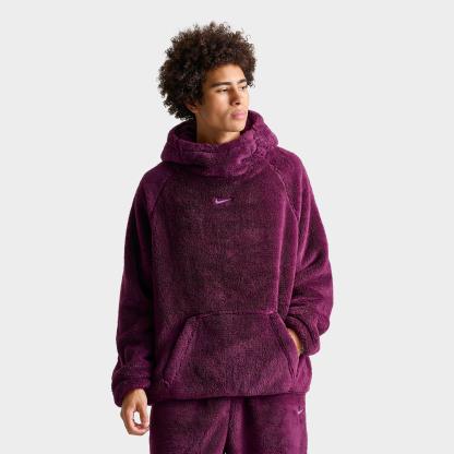 Nithtke NOCTA Chalet Full-Zip Polar Top - Bordeaux/Light Bordeaux