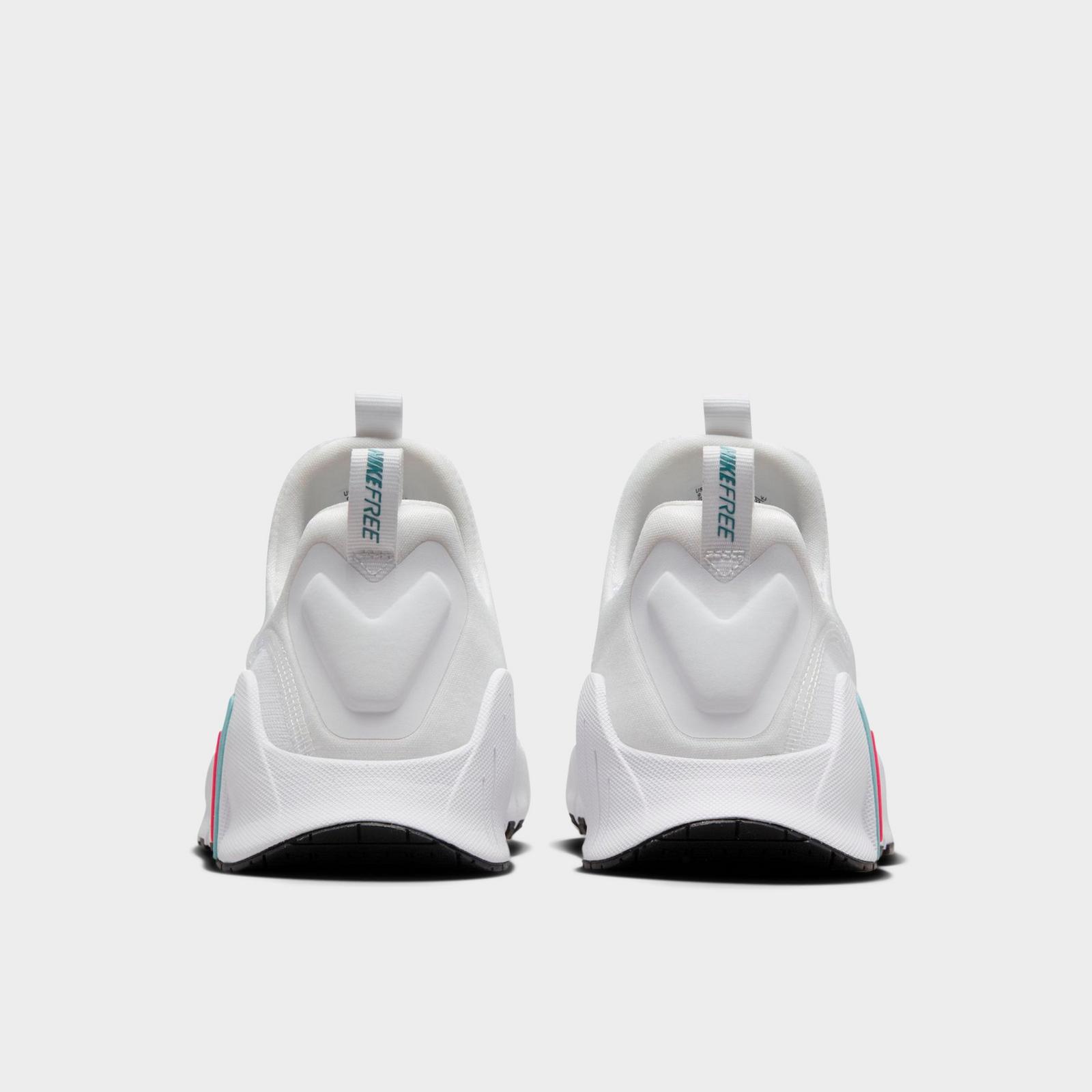 Women's Nike Free Metcon 6 Training Shoes - White/Hot Punch/Denim Turquoise/Black