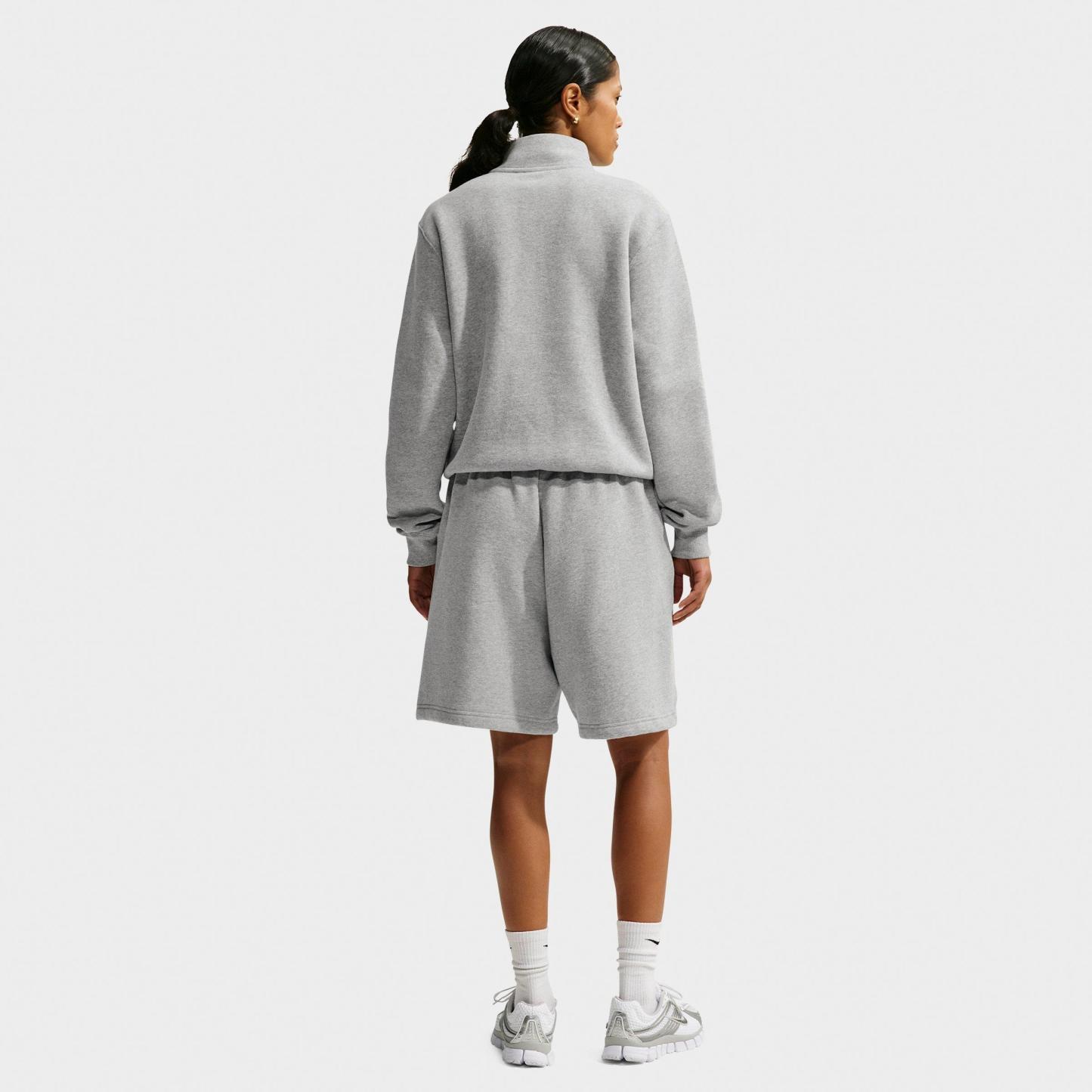 Women's Nithtke Studio Fleece Medium-Weight Quarter-Zip Jacket - Dark Grey Heather/Sail