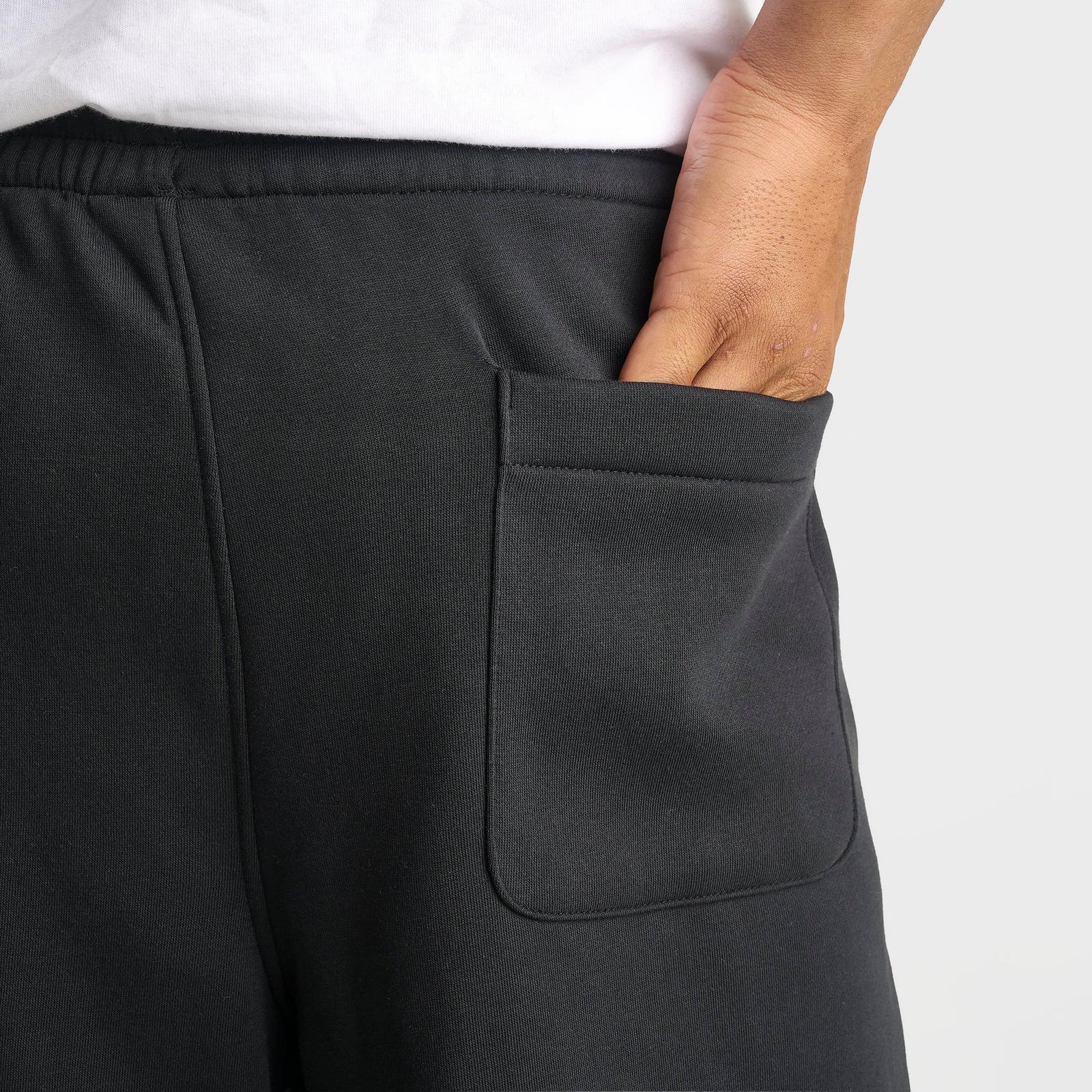 Men's Jordan Brooklyn Jumpman Air French Terry Jogger Pants - Black/University Red - view 6