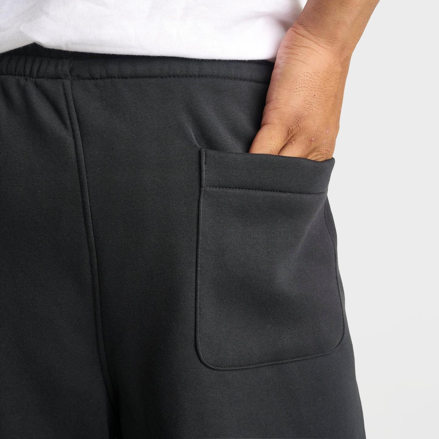 Men's Jordan Brooklyn Jumpman Air French Terry Jogger Pants - Black/University Red - view 6