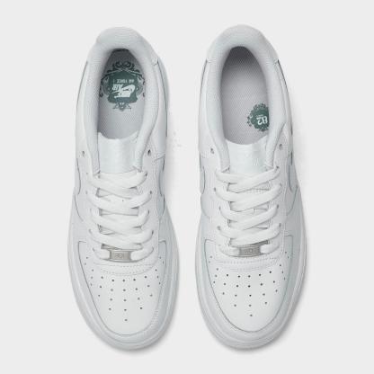 Big Kids' Nike Air Force 1 Low Casual Shoes - White/White
