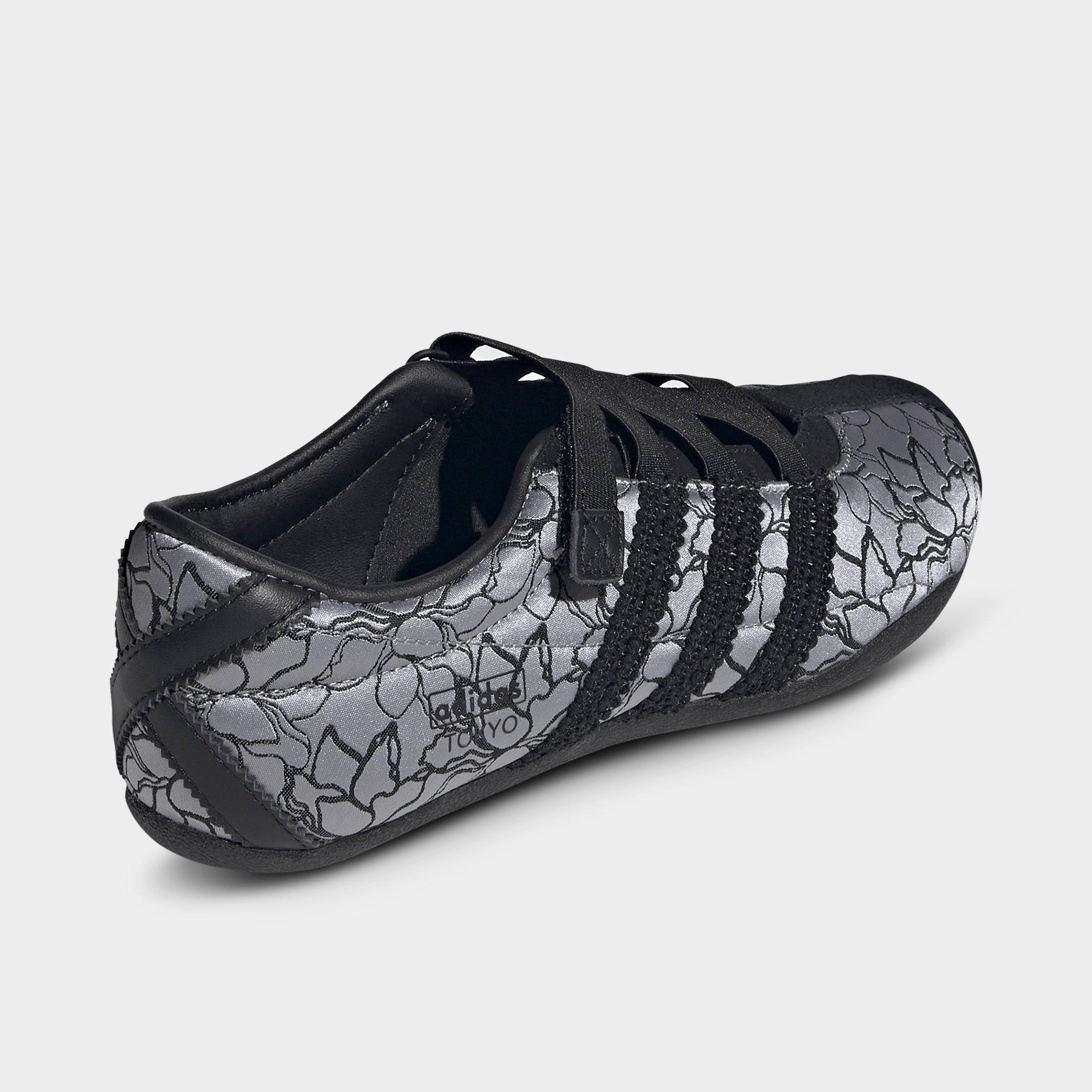 Women's adidas Originals Tokyo MJ Casual Shoes - Part 2 - Iron Metallic/Core Black/Core Black - Back view