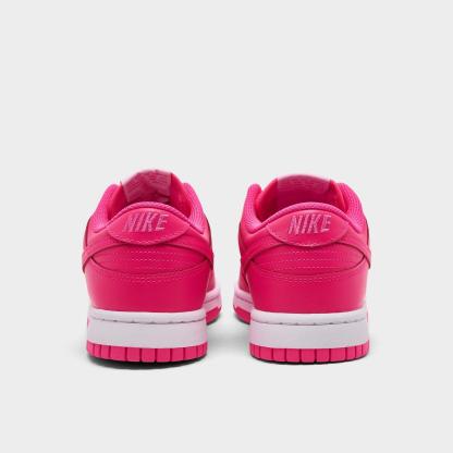 Women's Nike Dunk Low Casual Shoes - Hyper Pink/White/Hyper Pink