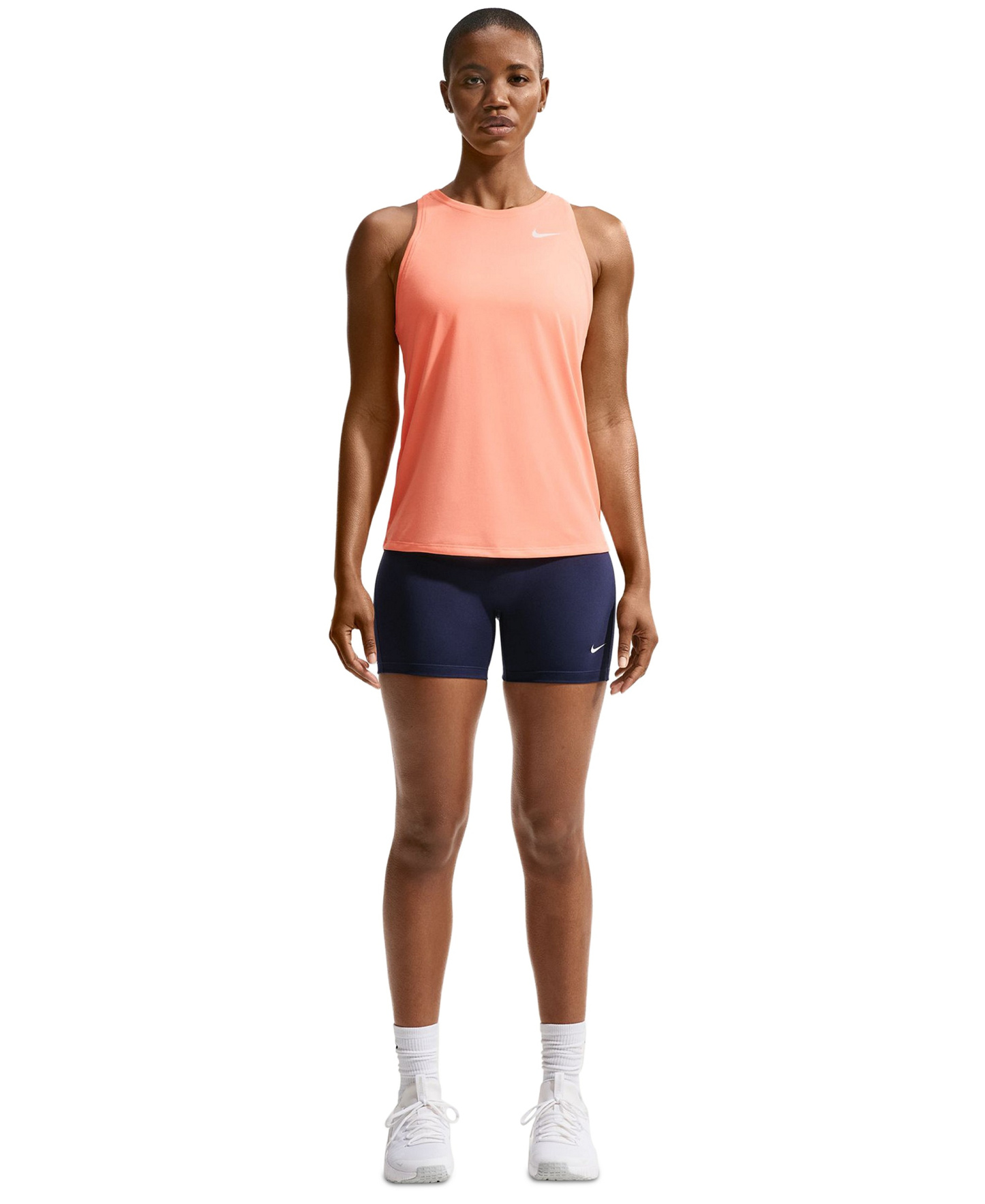 Nike Women's Dri-FIT Training Tank Top - Work Blue/white