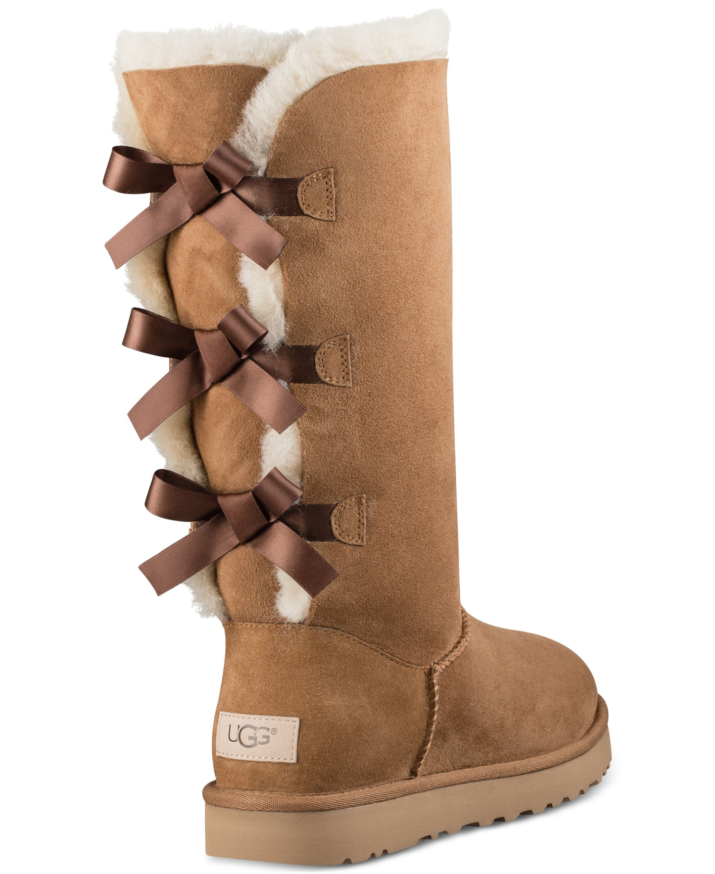 UGG® Women's Bailey Bow Tall II Boots - Chestnut