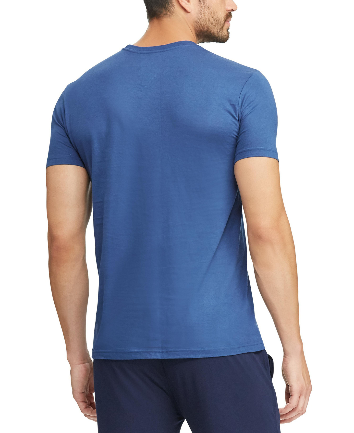 Polo Ralph Lauren Men's 3-Pack Classic Undershirts - Andover / Bali Blue / Cruise Navy
