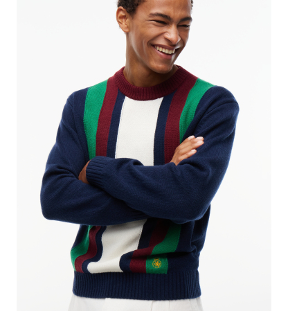 Tommy Hilfiger Men's American Icons Striped Long-Sleeve Sweater, Macy’s Exclusive - Hampton Bay Stripe