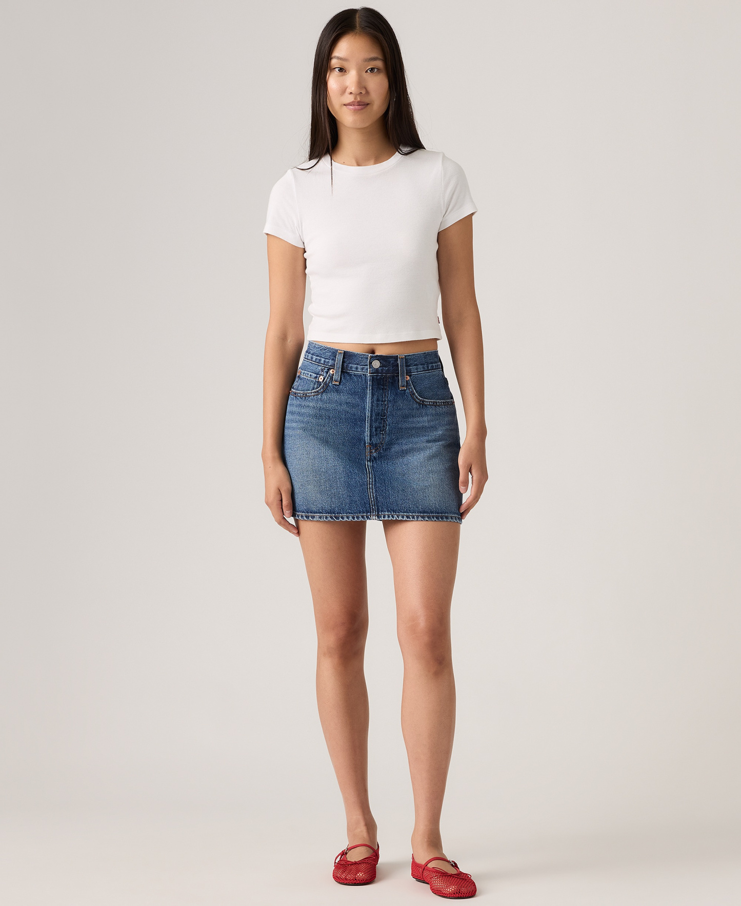Levi's Premium Women's Icon Cotton Denim Skirt - Beautiful Target Skirt