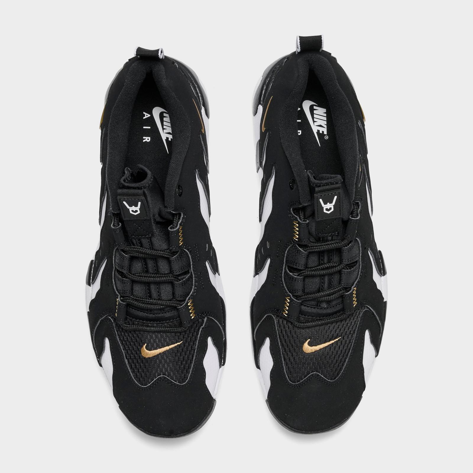 Men's Nike Air DT Max '96 Low Casual Shoes - Black/White/Metallic Gold