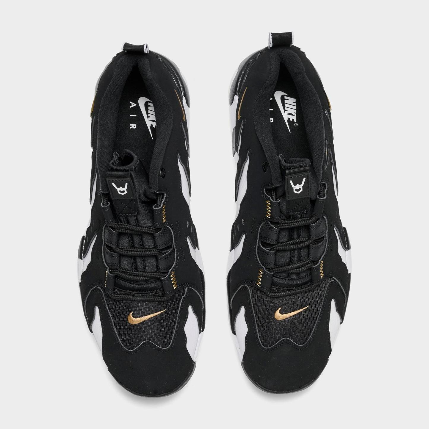 Men's Nike Air DT Max '96 Low Casual Shoes - Black/White/Metallic Gold