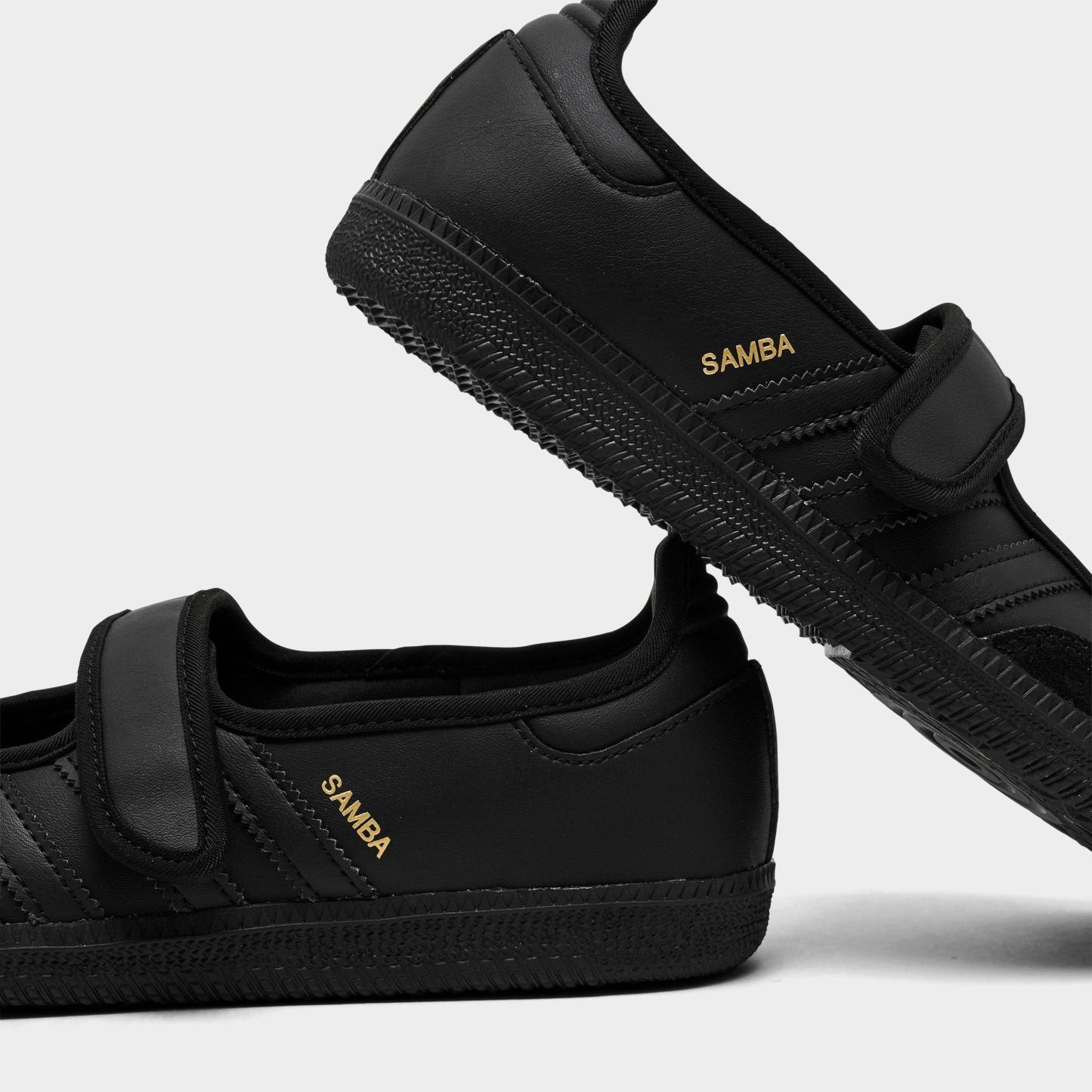 Women's adidas Originals Samba Jane Casual Shoes - Part 2 - Core Black/Core Black/Core Black - Detail shot