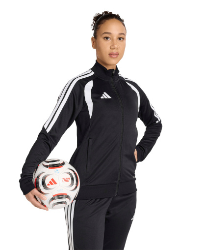 adidas Women's Tiro 26 Quarter-Zip Jacket - Black/white
